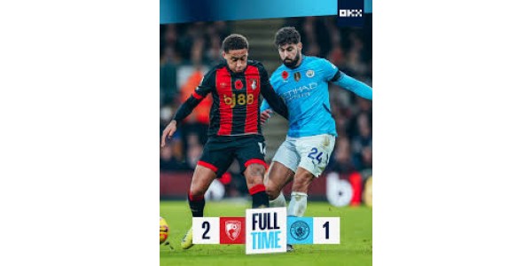 Manchester City verloor met 1-2 van Brighton